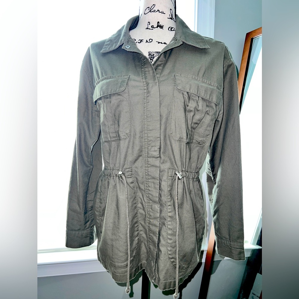 Divided Olive Green Utility Jacket